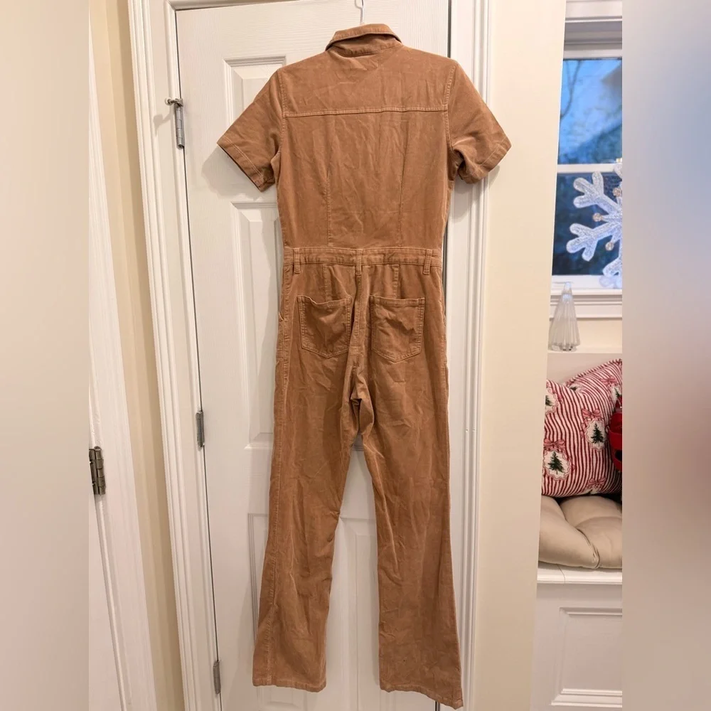 Mango CORDUROY JUMPSUIT WITH ZIP M